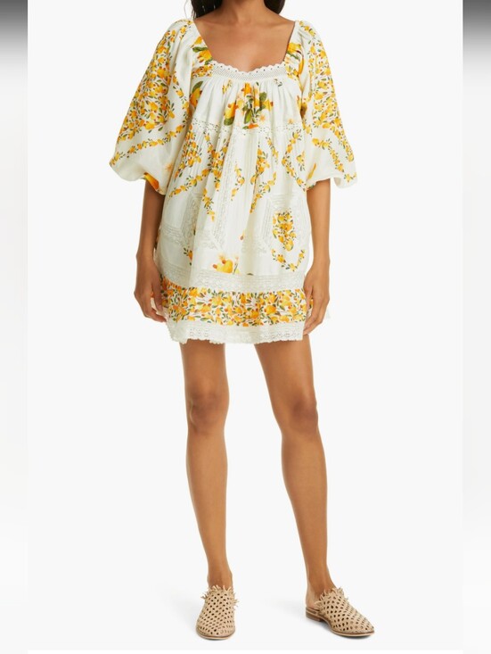 FARM Rio Dresses & Skirts - Farm Rio Off White Cashew Mini Dress